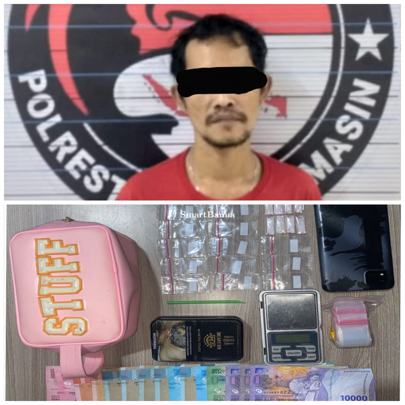 Warga Flamboyan Simpan 21 Paket Sabu