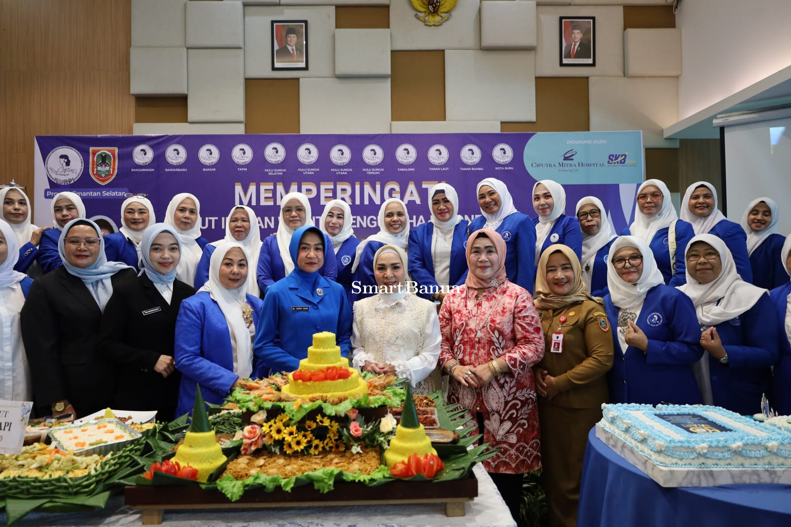 HUT IWAPI KE-50, KETUA PKK Hj. FATHUL JANNAH BANGGA PERJUANGAN PENGUSAHA WANITA DI KALSEL