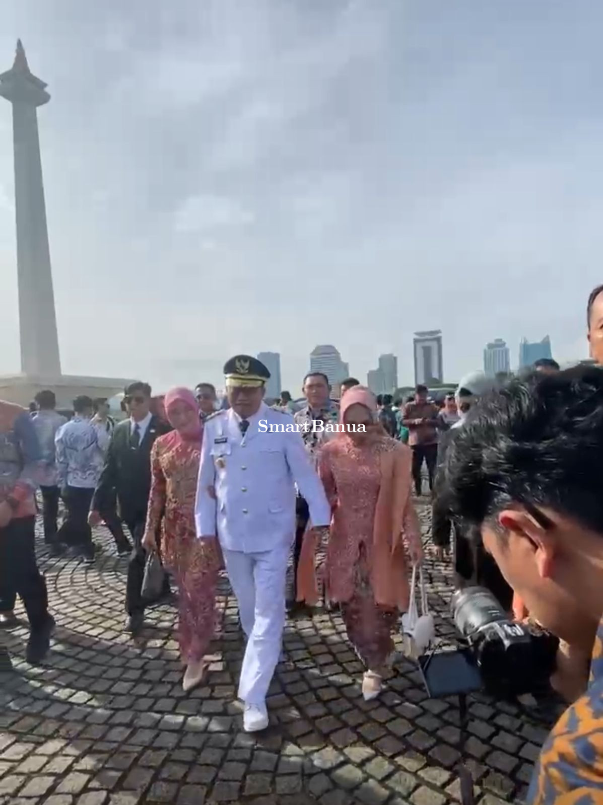 Tiba di Monas, H. Muhidin dan Hasnuryadi Persiapan Pelantikan Gubernur dan Wakil Gubernur Periode 2025-2030