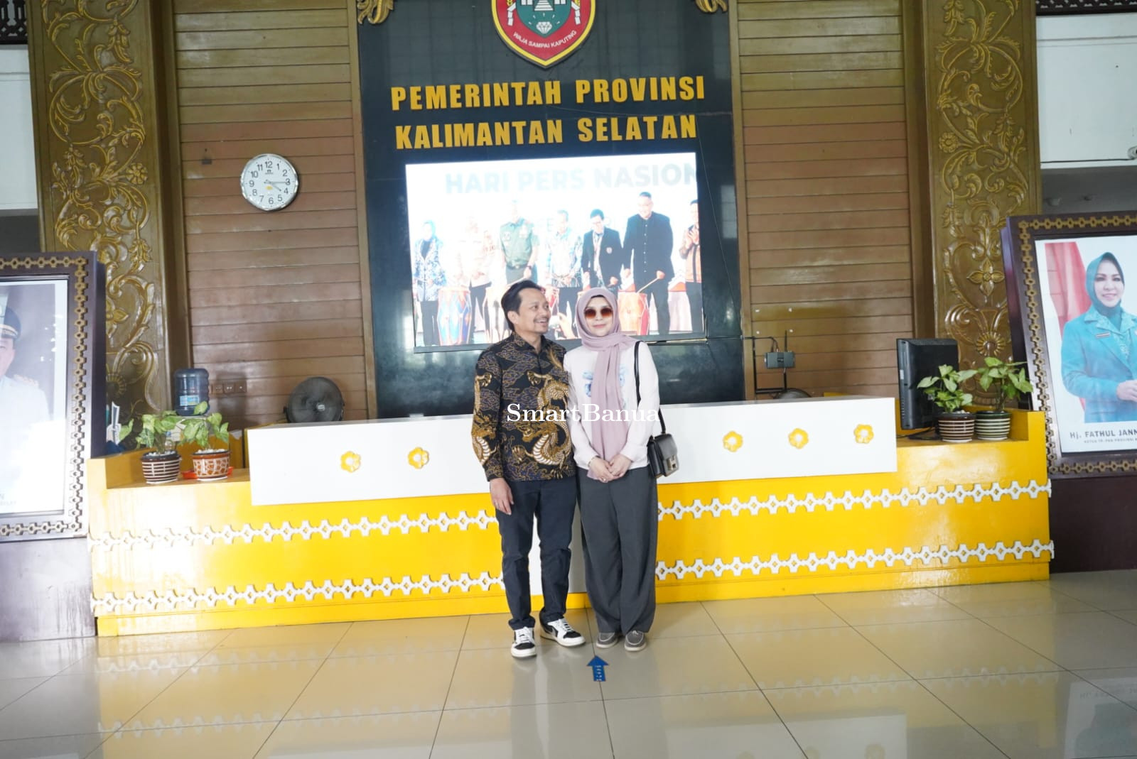 Wakil Gubernur Hasnuryadi Silaturahmi di Kantor Pemprov Kalsel di Banjarbaru