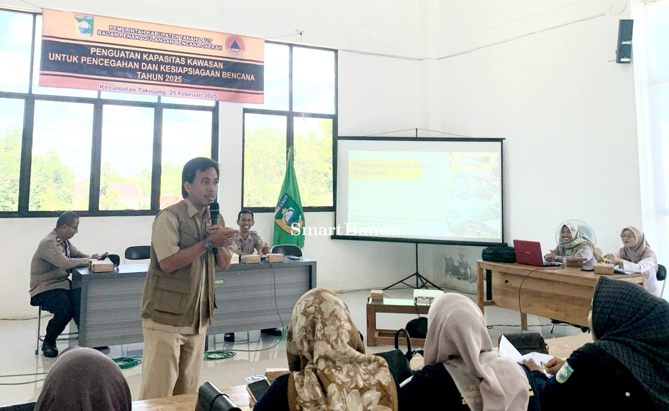 BPBD Kabupaten Tanah Laut Gelar Penguatan Kapasitas Kawasan Rawan Bencana di Kecamatan Takisung