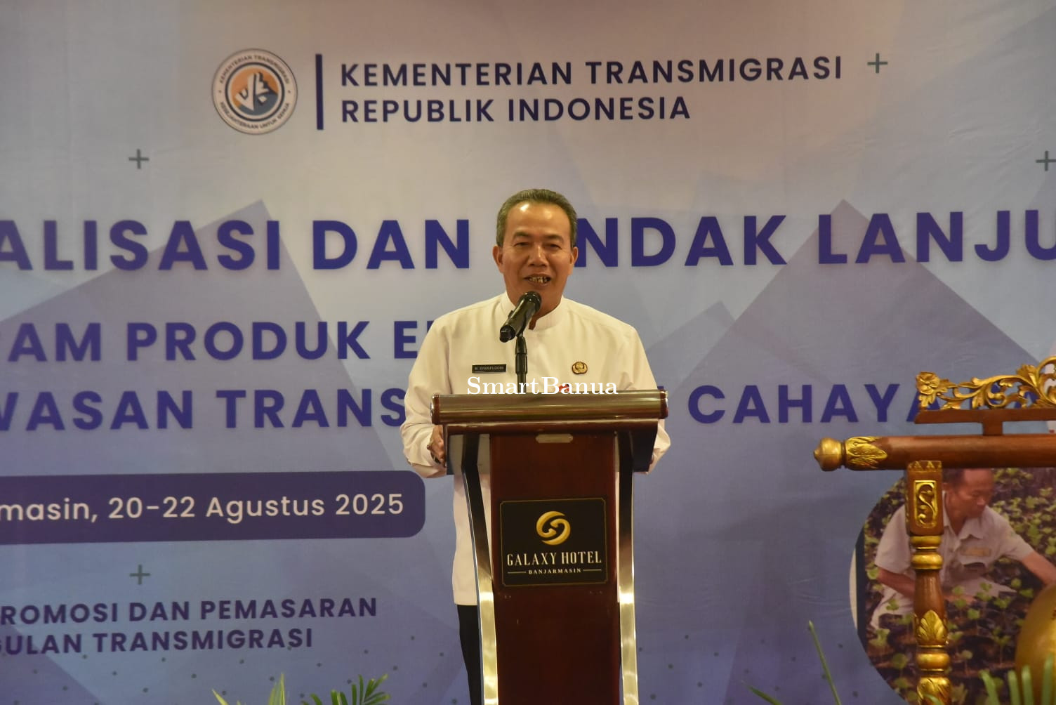 Gubernur Kalsel Apresiasi dan Sambut Baik Sosialisasi Program Produk Ekspor di Kawasan Transmigrasi Cahaya Baru Barito Kuala