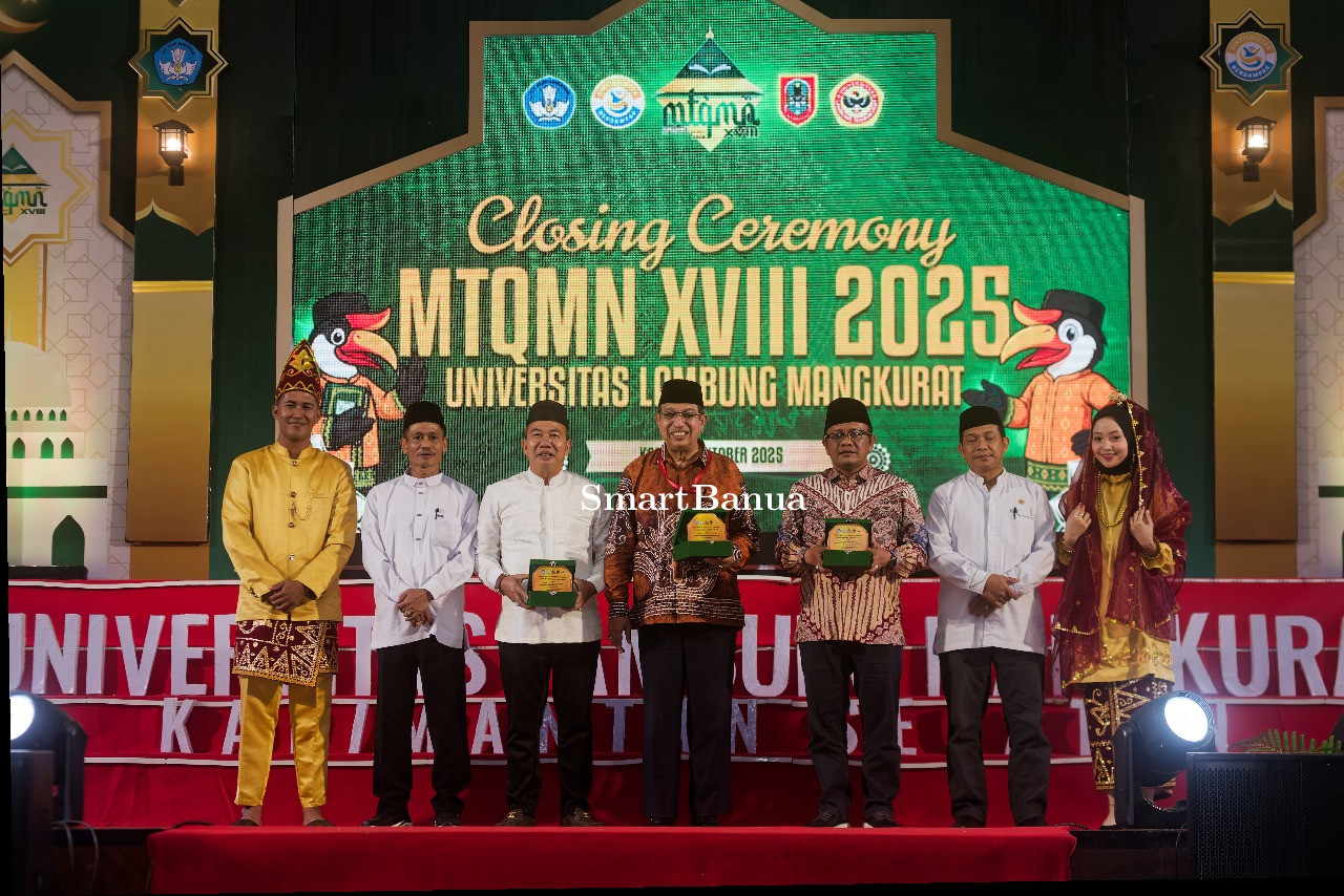 Juara 3 Diraih ULM. MTQ Mahasiswa Nasional ke-XVIII 2025 Resmi Ditutup