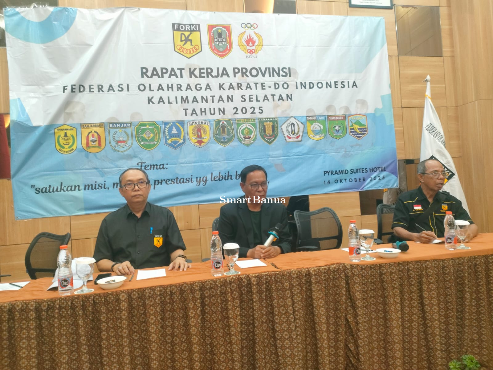 Rakerprov FORKI; Paman Birin Tekankan Asah Karatekan Raih Prestasi Nasional dan Internasional