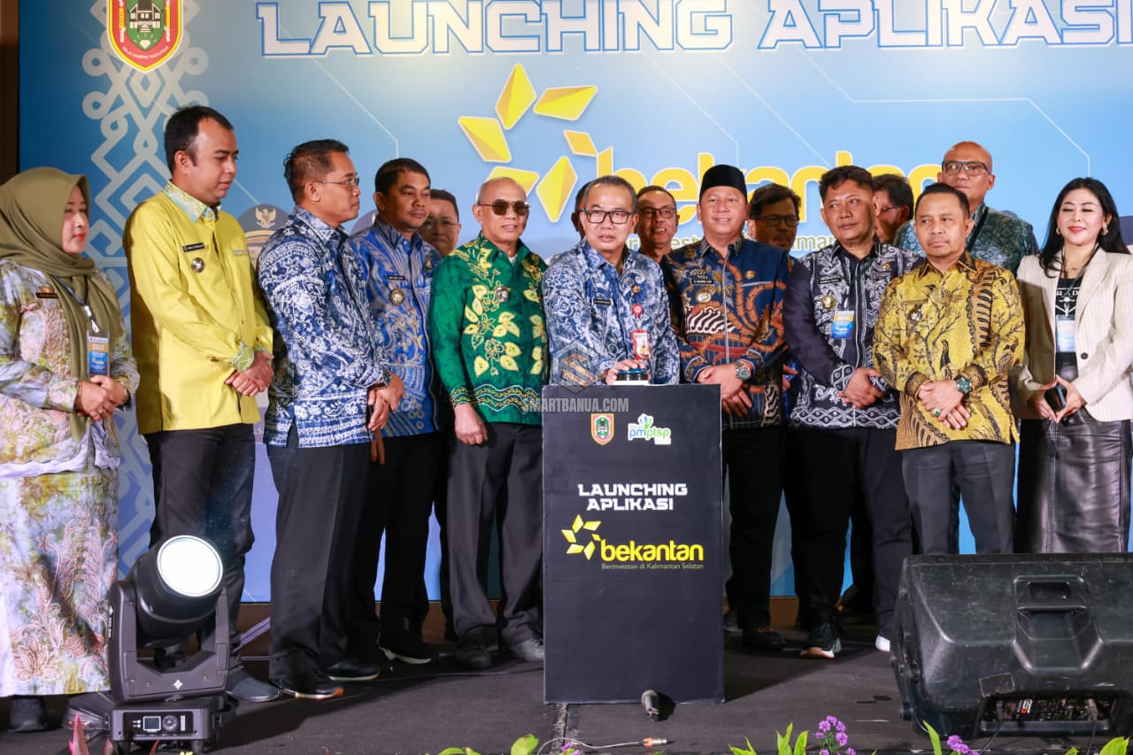 Pemprov Kalsel Luncurkan Aplikasi BEKANTAN, Dorong Investasi Digital Terpadu di Kalsel