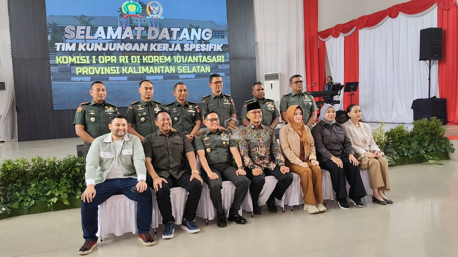 Komisi I DPR RI Kunjungi Markas Korem 101/Antasari Bahas Kodam Baru
