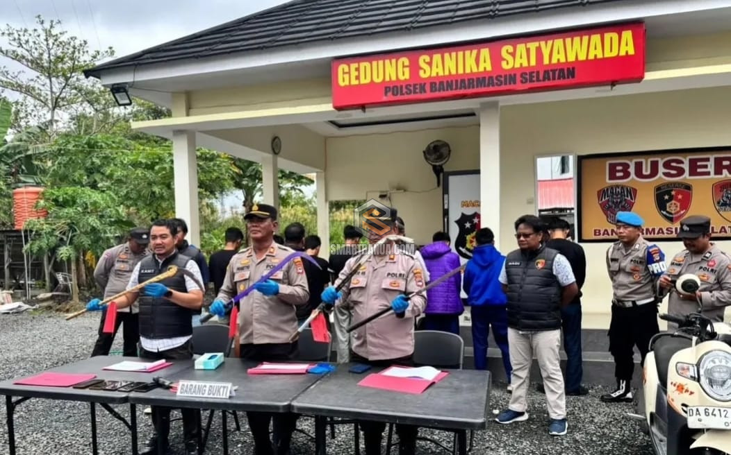 Polisi Gagalkan Tawuran Remaja di Banjarmasin Selatan