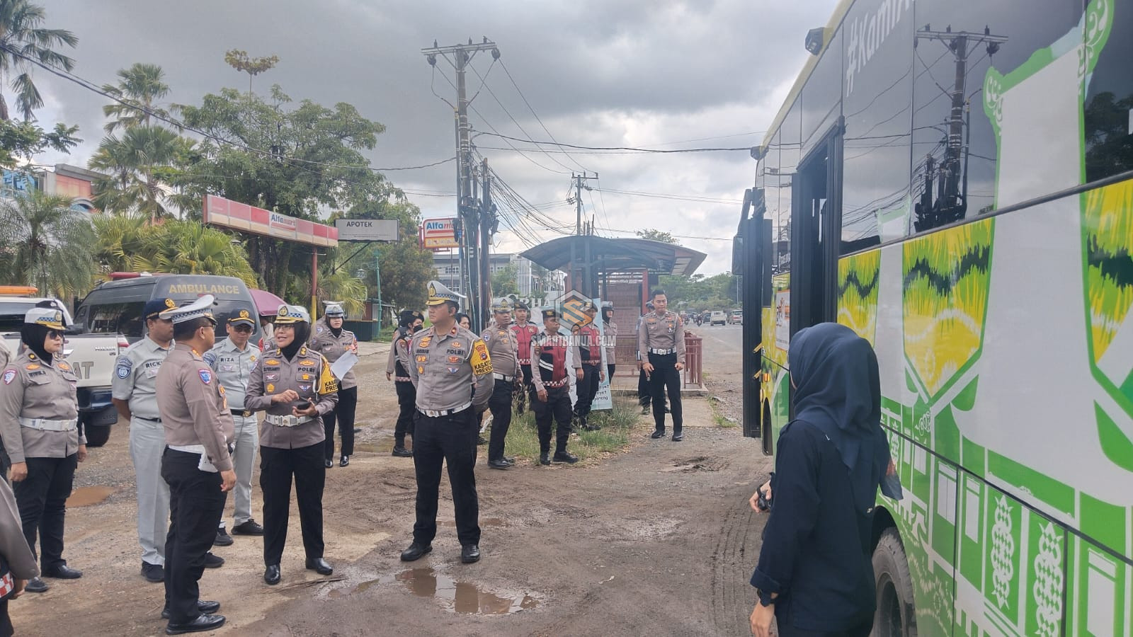 Dit Lantas Polda Kalsel Gelar Rampcheck Keselamatan di Banjarbaru