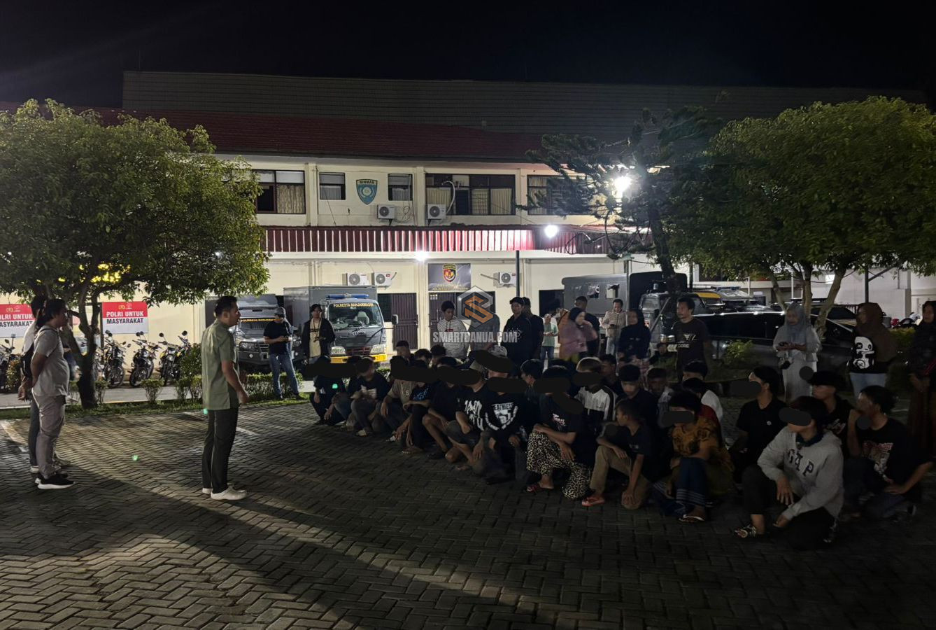 Masuk Pekan Kedua Ramadan Patroli Polresta Banjarmasin Amankan 79 Orang