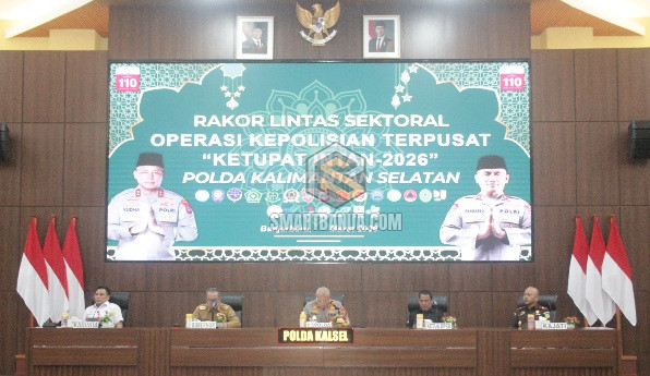Amankan Mudik Lebaran 2026 Polda Kalsel Kerahkan 2.189 Personel Gabungan