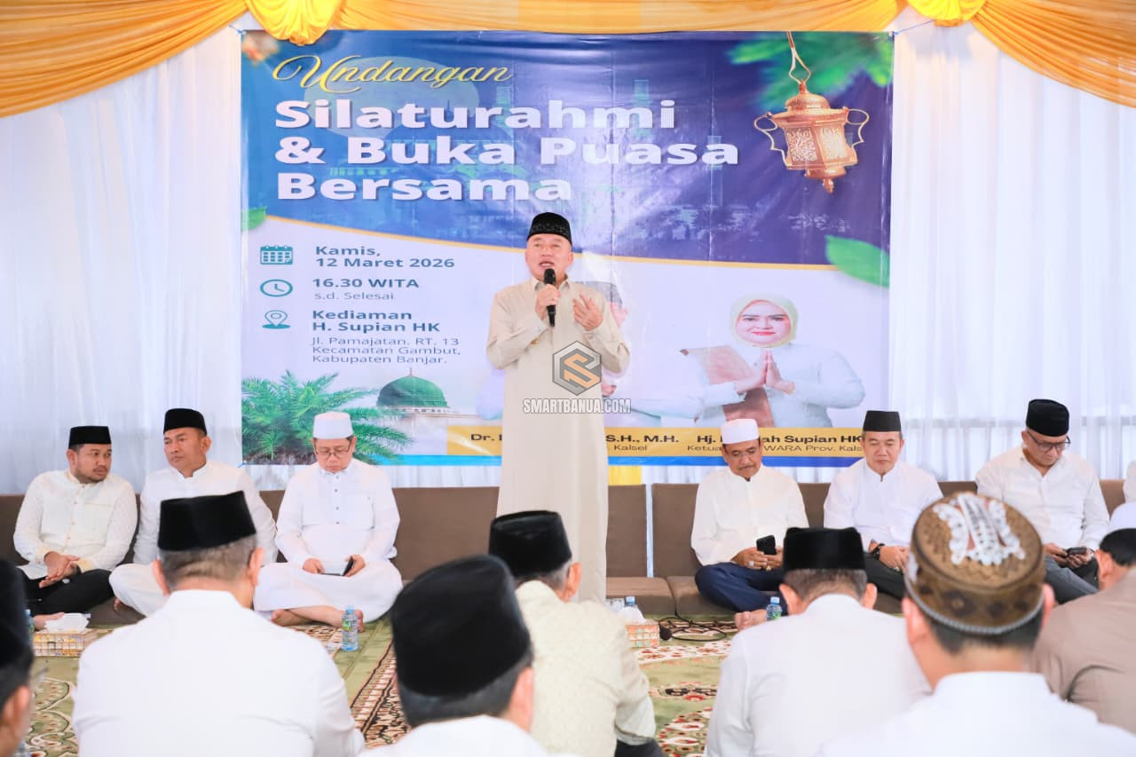 Gubernur H. Muhidin Berbuka Puasa Bersama Ketua DPRD Kalsel; Keberhasilan Pemban...