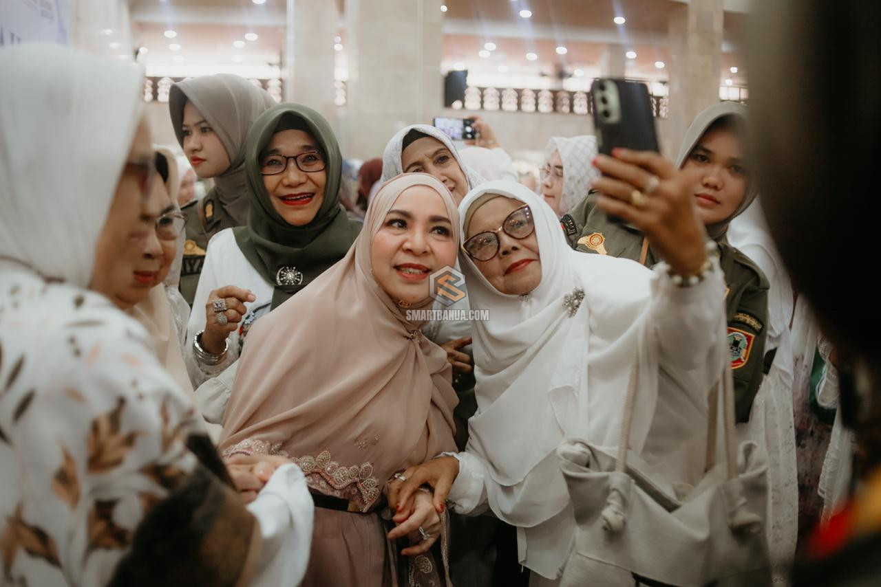 Momentum HKG PKK 2026, Fathul Jannah Muhidin Hadiri Kajian Muslimah di Masjid Sa...