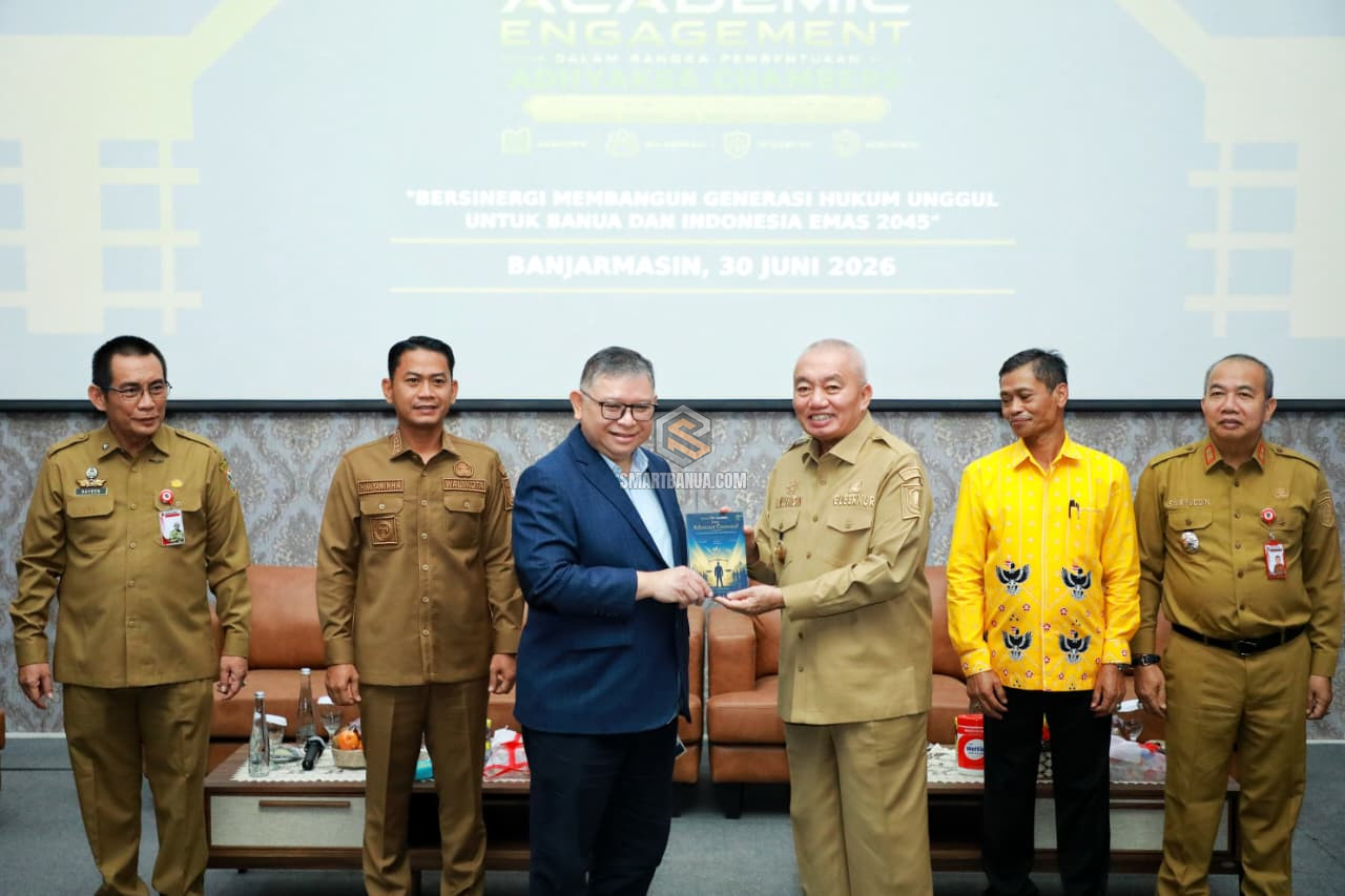 Gubernur Kalsel H. Muhidin Hadiri Seminar Perdana Pembentukan Adhyaksa Chamber d...