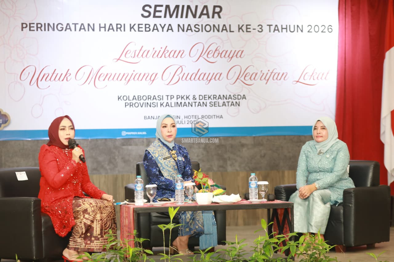 Seminar Hari Kebaya Nasional 2026, TP PKK Kalsel Ajak Generasi Muda Lestarikan K...
